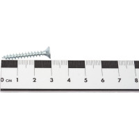 Потайной универсальный шуруп Метизный двор 4,0x30, оцинкованный, 500 шт. 4690441022004