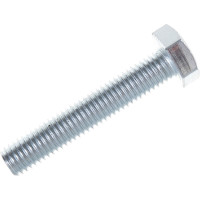 Болт с шестигранной головкой Метизный двор 10x55 DIN 933. 2 шт. 4607173906168