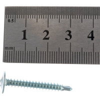 Саморез с прессшайбой Метизный двор сверло 4,2x32, 500 шт. 4607159062758