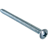 Шуруп с полукруглой головкой Метизный двор 4,8x60 оцинкованный DIN 7981, 100 шт. 4690441025425