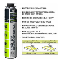 Клей для пенополистирола TriS TERMOLIT 1000 мл КП001