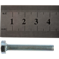 Болт с шестигранной головкой Метизный двор 6x40 DIN 933. 6 шт. 4607173905963