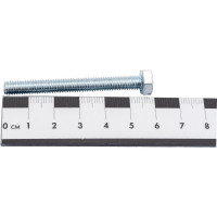 Болт с шестигранной головкой Метизный двор 6x55 DIN 933, 200 шт. 4607159064998