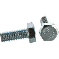 Болт с шестигранной головкой Метизный двор 8x20 DIN 933. 4 шт. 4607173906007