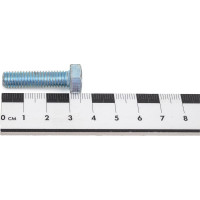 Болт с шестигранной головкой Метизный двор 8x30 DIN 933. 3 шт. 4607173906021