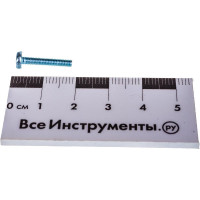 Винт с полуцилиндрической головкой Метизный двор 3x16 DIN 7985. 30 шт. 4607173906656