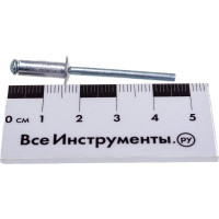 Заклепка вытяжная алюминий/сталь (4.8x12 мм; 500 шт) Метизный двор 4607173907158