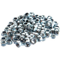Самостопорящаяся гайка с нейлоновым кольцом Метизный двор M6 DIN 985, 100 шт. 4607159067593