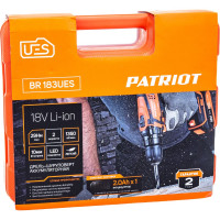 Аккумуляторная дрель-шуруповерт PATRIOT BR 183UES 180201483