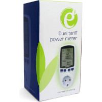 Измеритель мощности ваттметр Energenie двухтарифный, ЖК-дисплей 2.8″, русифицирован, белый EHB12-1