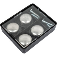 Катафот-саморез для номерного знака ГЛАВДОР GL-754 нерж. сталь 4 шт. 54379