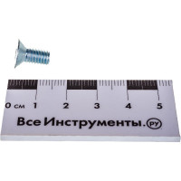 Потайной винт Метизный двор M6x12 DIN 965, 100 шт. 4607159066794