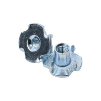 Мебельная врезная гайка Метизный двор M4 DIN 1624, 200 шт. 4690441028068