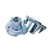 Мебельная врезная гайка Метизный двор M4 DIN 1624, 200 шт. 4690441028068