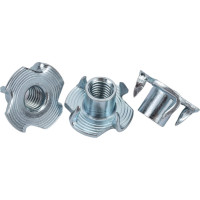 Мебельная врезная гайка Метизный двор M6x9 DIN 1624, 100 шт. 4607159067852