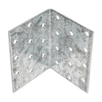 Крепежный равносторонний уголок Метизный двор KUR-60х60х80, 4690441004246