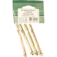 Анкерный болт с гайкой Метизный двор 8x85 4 шт. 4607173902245