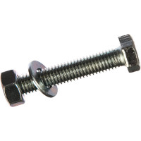 Пакет болт с гайкой и шайбой Метизный двор цинк м8х50мм 4 шт. 4607173901804