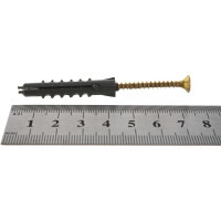 Пакет дюбель РДК Метизный двор 6х40мм + шуруп 4х45мм 15 шт. 4607173902146