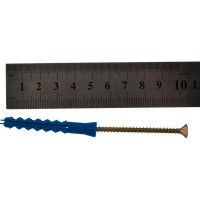 Пакет дюбель РДК Метизный двор 6х50мм + шуруп 4х60мм 10 шт. 4607173902153