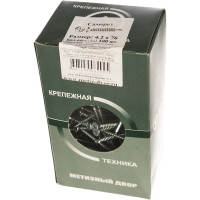 Саморез по металлу для ГКЛ Метизный двор 4,2x76 потайной, оцинк, сверло, 100 шт. 4607159062925