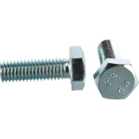 Болт Стройметиз М10х30 DIN 933, класс прочности 8.8, цинк уп. 20 шт. 3022034