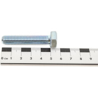 Болт Стройметиз М10х50 DIN 933, класс прочности 8.8, цинк уп. 10 шт. 3022074