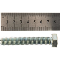 Болт Стройметиз М12х70 DIN 933, класс прочности 8.8, цинк уп. 10 шт. 3023124