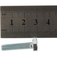 Болт Стройметиз М6х25 DIN 933, класс прочности 8.8, цинк уп. 70 шт. 3021234