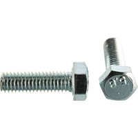 Болт Стройметиз полная резьба DIN933 М5х16, класс прочности 5.8, цинк 200 шт. 3010818