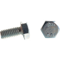 Болт Стройметиз полная резьба DIN933 М6х12, класс прочности 5.8, цинк 100 шт. 3011208