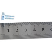 Болт Стройметиз полная резьба DIN933 М6х12, класс прочности 5.8, цинк 100 шт. 3011208