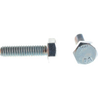 Болт Стройметиз полная резьба DIN933 М6х20, класс прочности 5.8, цинк 100 шт. 3011228