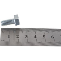 Болт Стройметиз полная резьба DIN933 М8х16, класс прочности 5.8, цинк 80 шт. 3011608