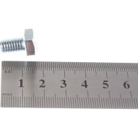 Болт Стройметиз полная резьба DIN933 М8х12, класс прочности 5.8, цинк 100 шт. 3011598