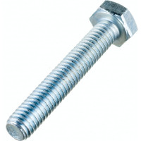 Болт Стройметиз полная резьба DIN933 М6х35, класс прочности 5.8, цинк 100 шт. 3011258