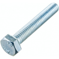 Болт Стройметиз полная резьба DIN933 М6х35, класс прочности 5.8, цинк 100 шт. 3011258