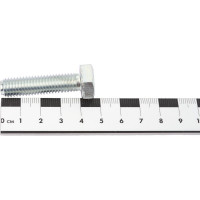 Болт Стройметиз полная резьба DIN933 М10х40, класс прочности 5.8, цинк 20 шт. 3012058