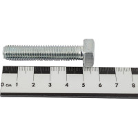 Болт Стройметиз полная резьба DIN933 М10х50, класс прочности 5.8, цинк 20 шт. 3012078