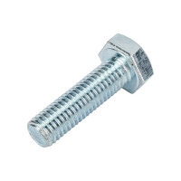 Болт Стройметиз полная резьба DIN933 М10х35, класс прочности 5.8, цинк 30 шт. 3012048