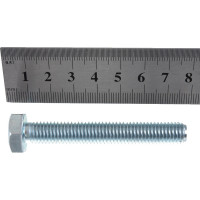 Болт Стройметиз полная резьба DIN933 М10х70, класс прочности 5.8, цинк 20 шт. 3012118
