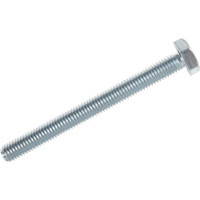 Болт Стройметиз полная резьба DIN933 М10х100, класс прочности 5.8, цинк 10 шт. 3012178
