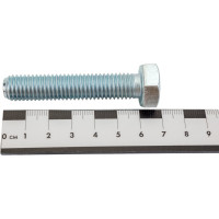 Болт Стройметиз полная резьба DIN933 М12х60, класс прочности 5.8, цинк 10 шт. 3013108