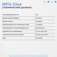 Клей-пена для наружной теплоизоляции IRFIX Glue, 800 мл, 10016