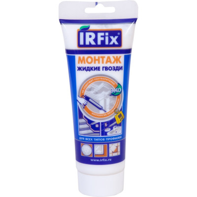 Универсальный клей IRFIX МОНТАЖ белый 250 мл, 20007
