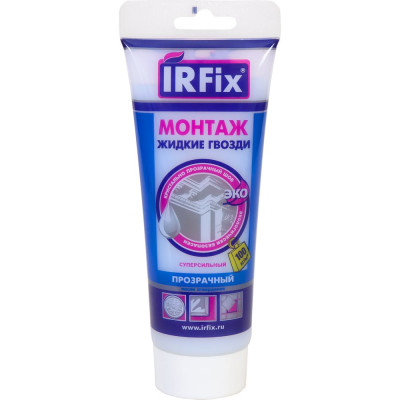 Универсальный клей IRFIX МОНТАЖ прозрачный 250 мл 20009