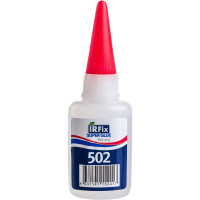 Секундный цианакрилатный клей IRFIX Super Glue 502 бесцветный 20 гр 20071