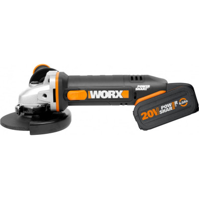 Аккумуляторная угловая шлифмашина WORX WX803