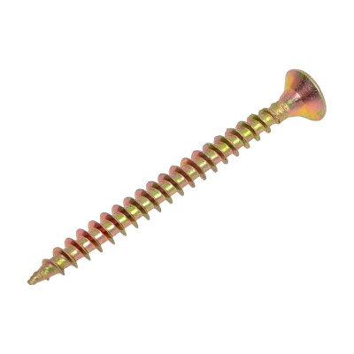 Саморез Стройметиз 4,5х40 универсальный, желтый цинк уп. 200 шт. 2141265