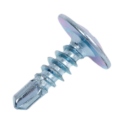 Саморез Стройметиз 4,2х13 металл-металл с прессшайбой, сверло, цинк уп. 200 шт. 2060053